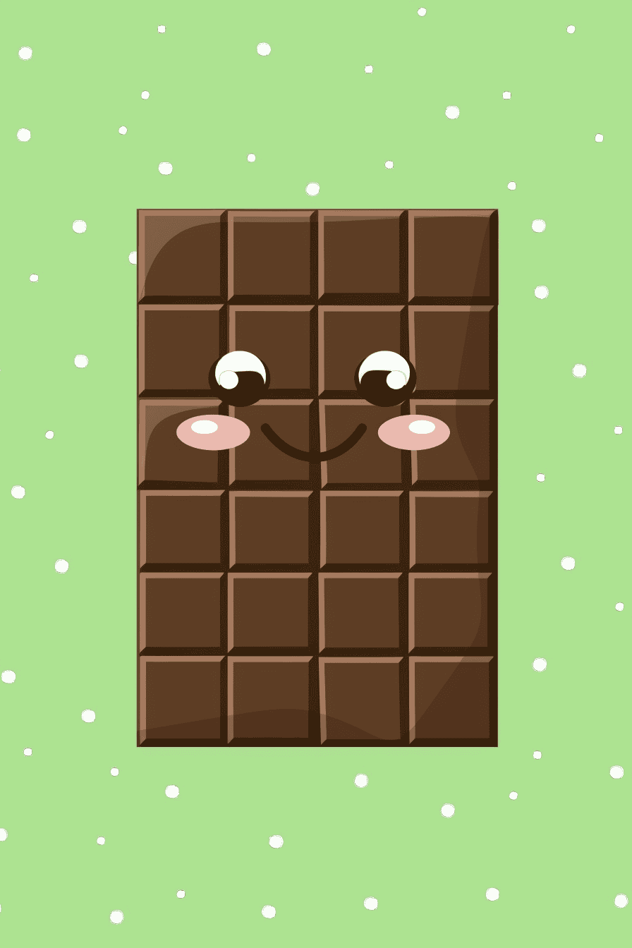 Cheerful Chocolate Bar Drawing
